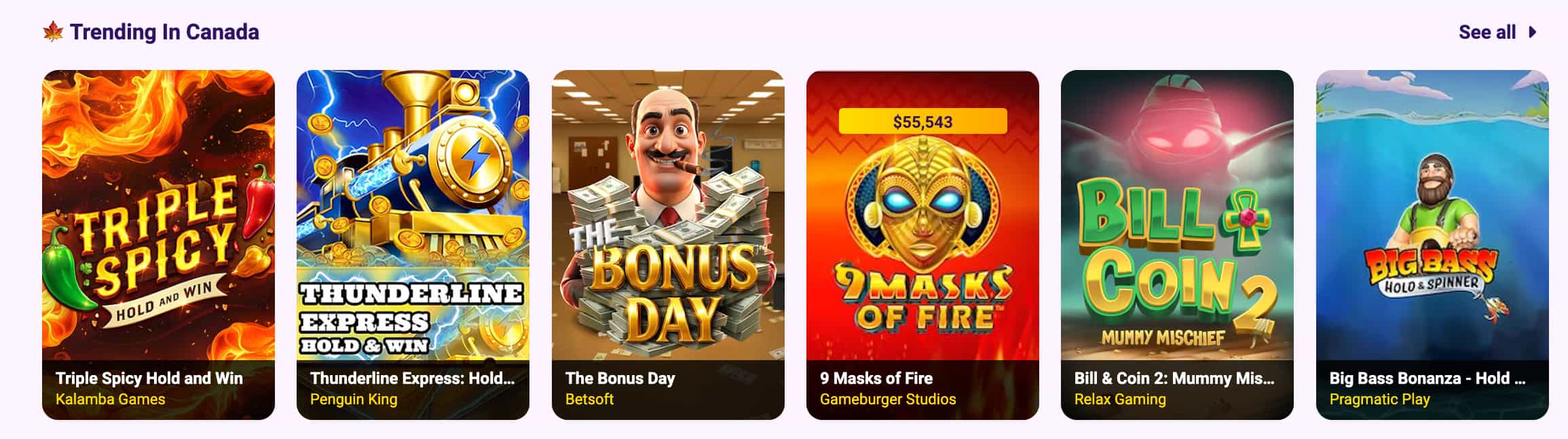 Slotbox Casino Canada lobby overview showing slots, live tables and Canadian dollar balances
